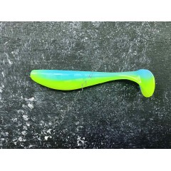 Силикон FishUp Wizzle Shad 3" (8шт),  #206 - Sky/Chartreuse