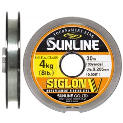 Леска Sunline Siglon V 30м #1.5/0,205мм 4.0kg