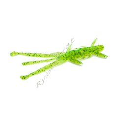 Силикон FishUp Shrimp 4.5" (7pcs.), #026 - Flo Chartreuse/Green