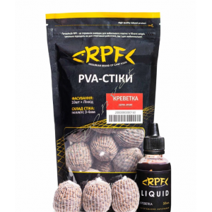 ПВА - стіки "SPORT" Креветка + 50мл Ліквіду, RPF-UA