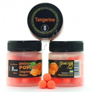 Бойли POP-UPs Amino Tangerine (Мандарин), Ø8 мм, банка, 50шт.