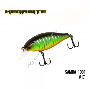 Воблер Megabite  Samba 100 F  (60 мм, 12,5 гр, 1 m) (17)