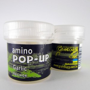 Бойли POP-UPs Amino Garlic (Часник), Ø10 мм, банка, 15шт.