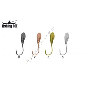 Морм. вольф. Fishing ROI Насіння з отв. перевертиш 2,5mm 0,24gr gold