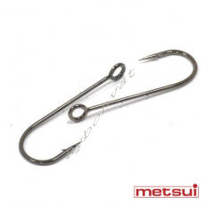 Крючки metsui RING ROUND BARBED цвет bln, размер №4, в уп. 12 шт.