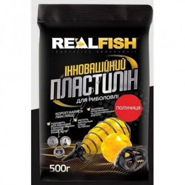 Пластилін Real Fish Полуниця (0,5 кг.)