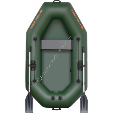 Човен надувний  Колібрі К-220 зелений, (у комплекті)