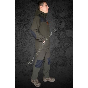 Костюм флисовий Carpe Diem "Best Friend Comfort" Хакі-Чорний (XXL)