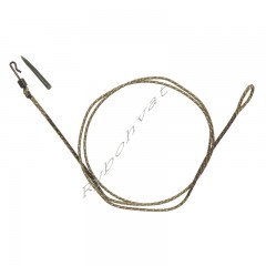 Оснастка GC Looped Lead.With Quick Change 80см Camo Brown