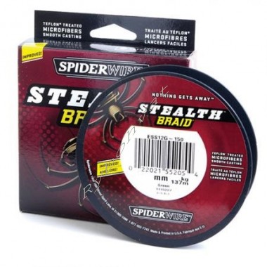 шнур Spiderwire stealth 0.17 137m Yellow