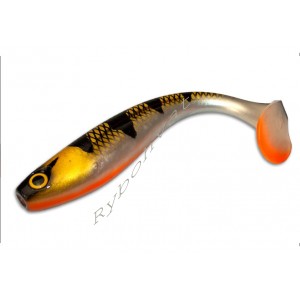 Силикон FishUp Wizzle Shad 8" (1pcs.), #355 - Golden Pearch