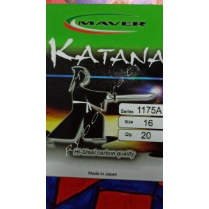 Крючки "Katana" Япония(20 шт/уп) - 1175А №16 MAVER