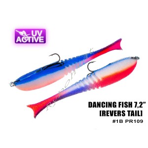 Поролонка 109 Dancing Fish 7,2", (reverse tail), Профмонтаж
