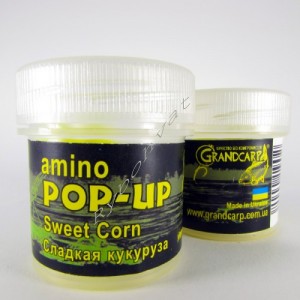 Бойли POP-UPs Amino Sweet Сorn (Солодка кукурудза), Ø10 мм, банка, 15шт.