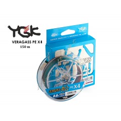 Шнур плетеный YGK Veragass PE x4 150m (2.0 (30lb / 13.61kg