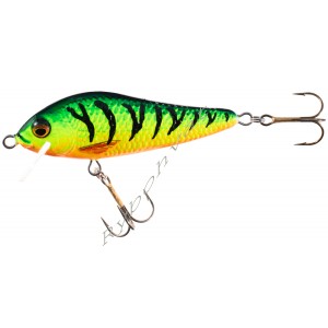 Воблер Jaxon HS Elon Nature 9cm цвет TG, вес 15g загл. 1,0-2,0m  floating