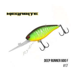 Воблер Megabite  Deep Runner 600 F (80 мм,  26.7 гр,  6 m) (17)