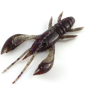 Силикон FishUp Real Craw 2" (7шт), #050 - Green Pumpkin Brown/Red & Purple (уп)