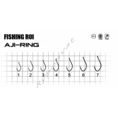Крючки Fishing ROI aji-ring №6 (уп11шт)