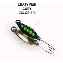 Блешня Коливаюча Crazy Fish Cory 1.1 г #112