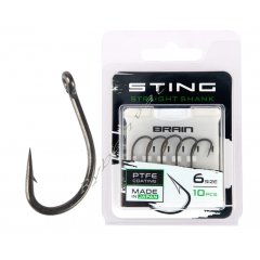 Гачок Brain Sting Straight Shank #6 (10 шт/уп)