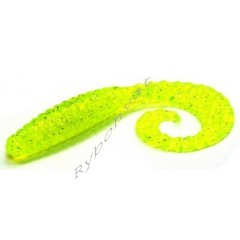Приманка Bait Breath  Curly Grub 2,5" (12шт) (Ur27 Ｃhartreuse/silver)