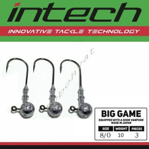 Джиг-головка Intech Big Game Puncher №8/0 35g (2шт)