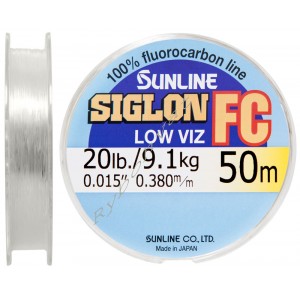 Флюорокарбон Sunline SIG-FC 50м 0.38мм 9.1кг,поводковий