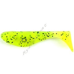 Силикон FishUp Wizzy 1.5" (10шт), #055 - Chartreuse/Black (уп)