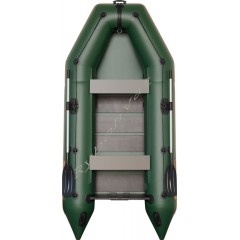 Човен надувний  Колібрі КМ-330, зелений, (у комплекті)