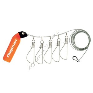 Набор куканов на 5 застежек с поплавком