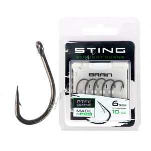Гачок Brain Sting Straight Shank #6 (10 шт/уп)
