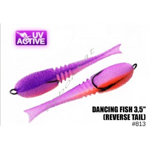 Поролонка 813 Dancing Fish 3,5", (reverse tail), Профмонтаж