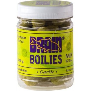 Бойлы Brain Garlic (Чеснок) Soluble 200 gr, mix 16-20 mm