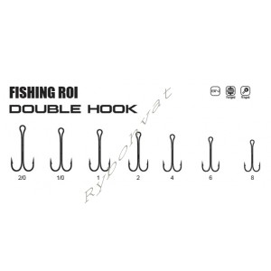 Двойник Fishing ROI Double Hook №1 (уп5шт)