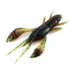 Силикон FishUp Real Craw 1.5" (10шт), #045 - Green Pumpkin Brown/Red & Black (уп)