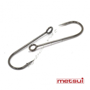 Крючки metsui RING ROUND BARBED цвет bln, размер №2/0, в уп. 6 шт.