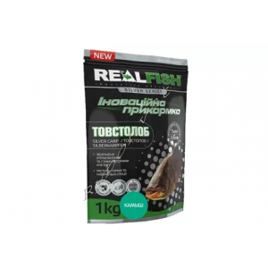 Прикормка Real Fish Товстолоб Амур Очерет-Аніс 900 гр