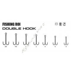 Крючки Fishing ROI double hook №3/0 (уп5шт)