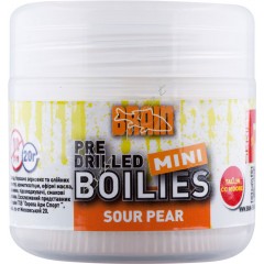 Бойлы Brain Sour Pear (груша) pre drilled mini boilies 10 mm 20 gr