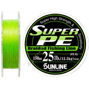 Шнур Sunline Super PE 150м (зел) 0.26мм 25LB/11.3кг