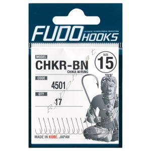 Крючки FUDO CHIKA W/RING FH BN 4501 15