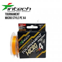 Шнур плетеный Intech Tournament Micro Style PE X4 150m (0.4 (8lb / 3.63kg))