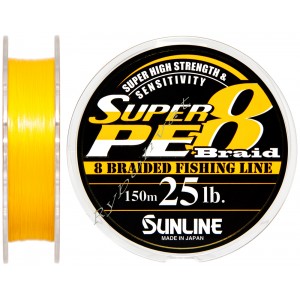 Шнур Sunline Super PE 8 Braid 150м 0.26мм 25Lb/12,5кг