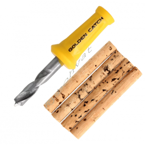 Свердло з корковими паличками GC G.Carp Bait Drill & Corks 8мм