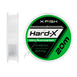 Флюорокарбон X-Fish Hard-X 10m (clear) 0.45mm 9.37kg