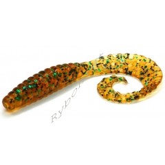 Приманка Bait Breath  Curly Grub 2,5" (12шт) (Ur24 Ｐumpkin green/seed)