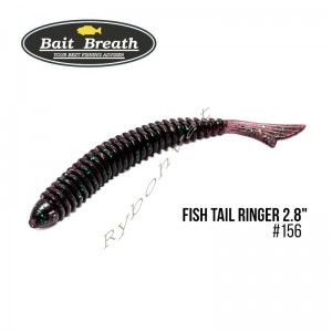 Приманка Bait Breath U30 Fish Tail Ringer 2.8 (8шт.) (156 Junebug/Green)