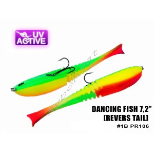Поролонка 106 Dancing Fish 7,2", (reverse tail), Профмонтаж