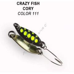 Блешня Коливаюча Crazy Fish Cory 1.1 г #111